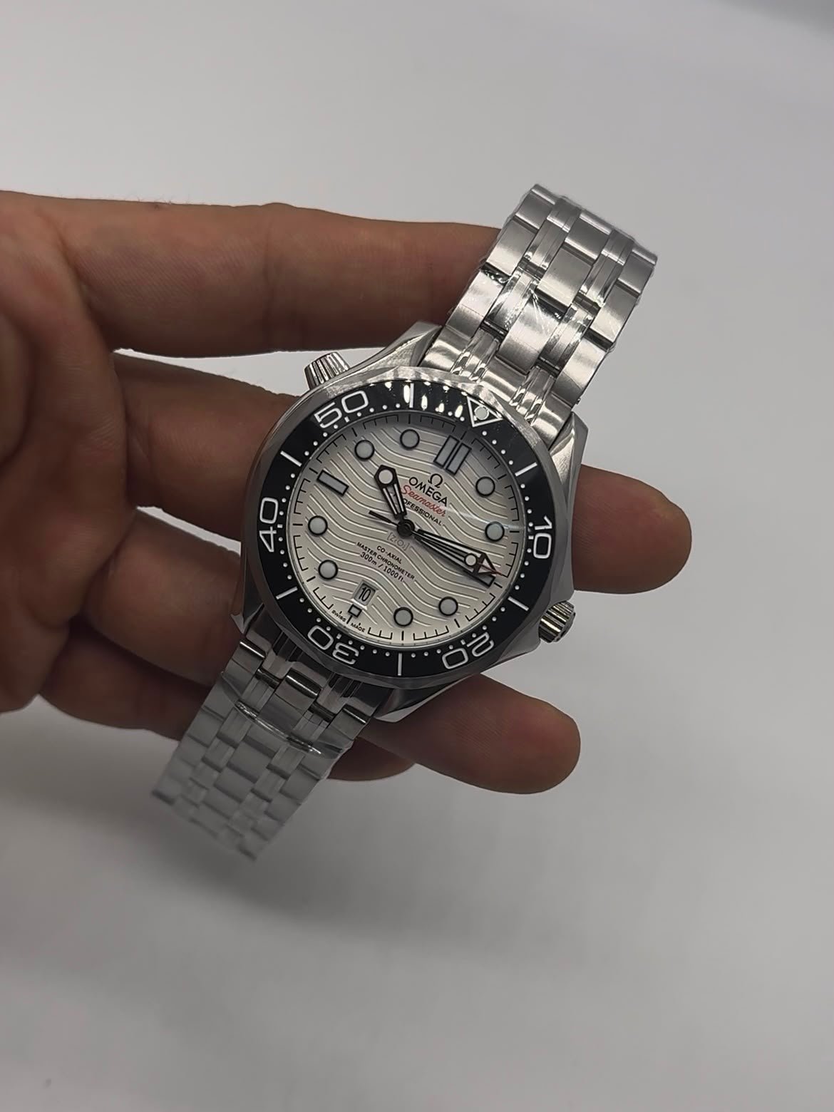 Omega Seamaster 42mm - AÇO MOSTRADOR BRANCO