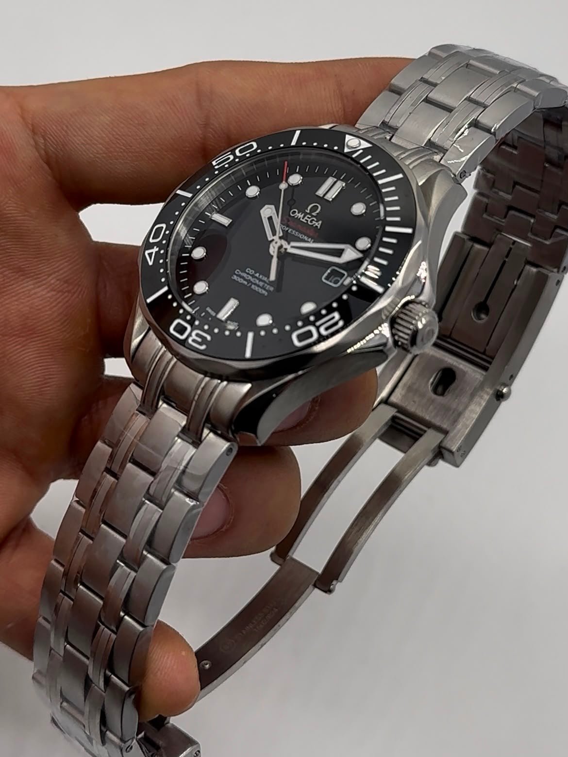 Omega Seamaster 42mm - AÇO MOSTRADOR PRETO - Imagem 4