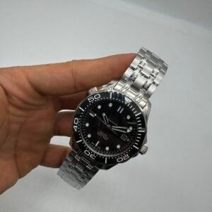Omega Seamaster 42mm - AÇO MOSTRADOR PRETO