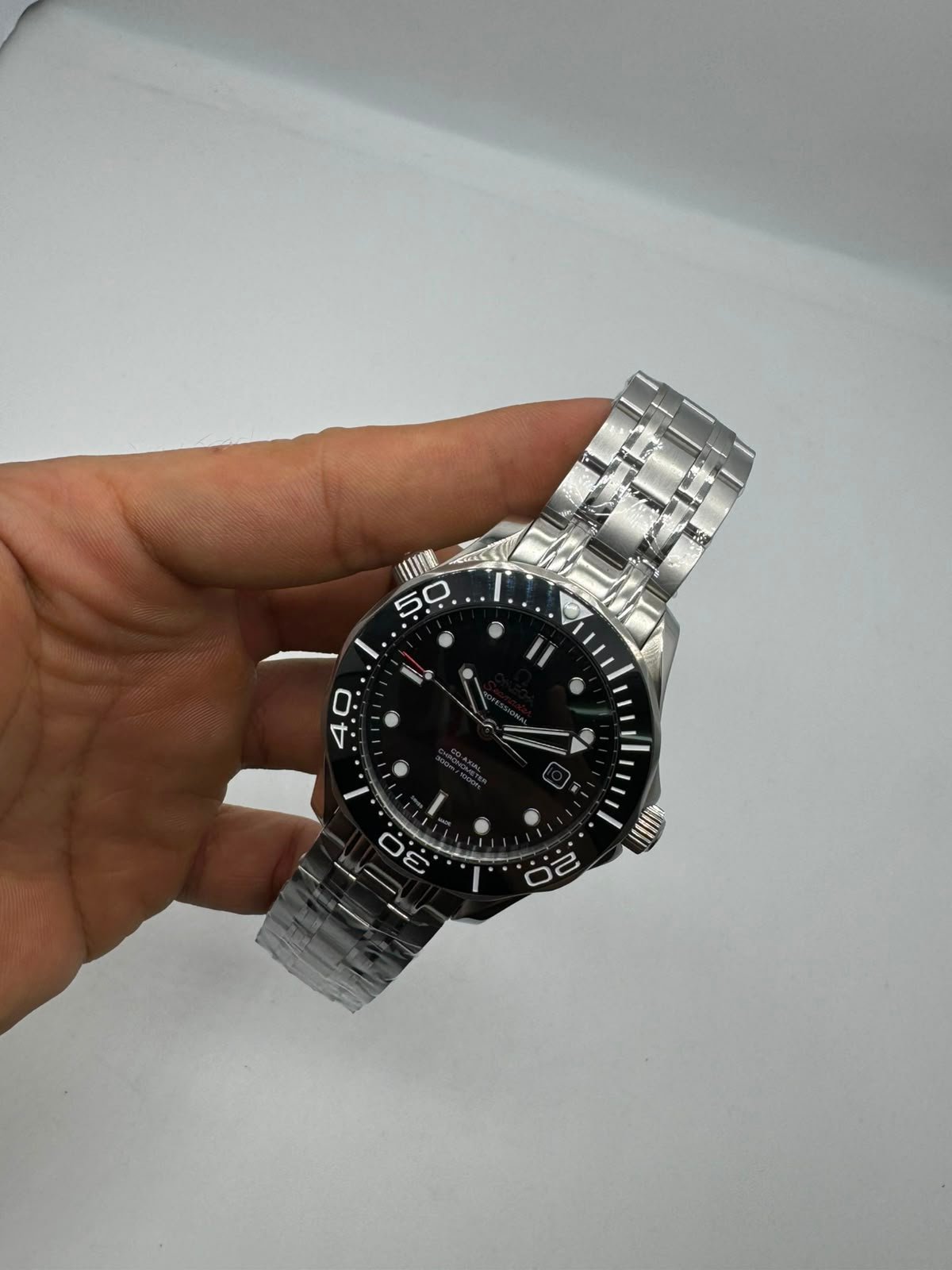 Omega Seamaster 42mm - AÇO MOSTRADOR PRETO