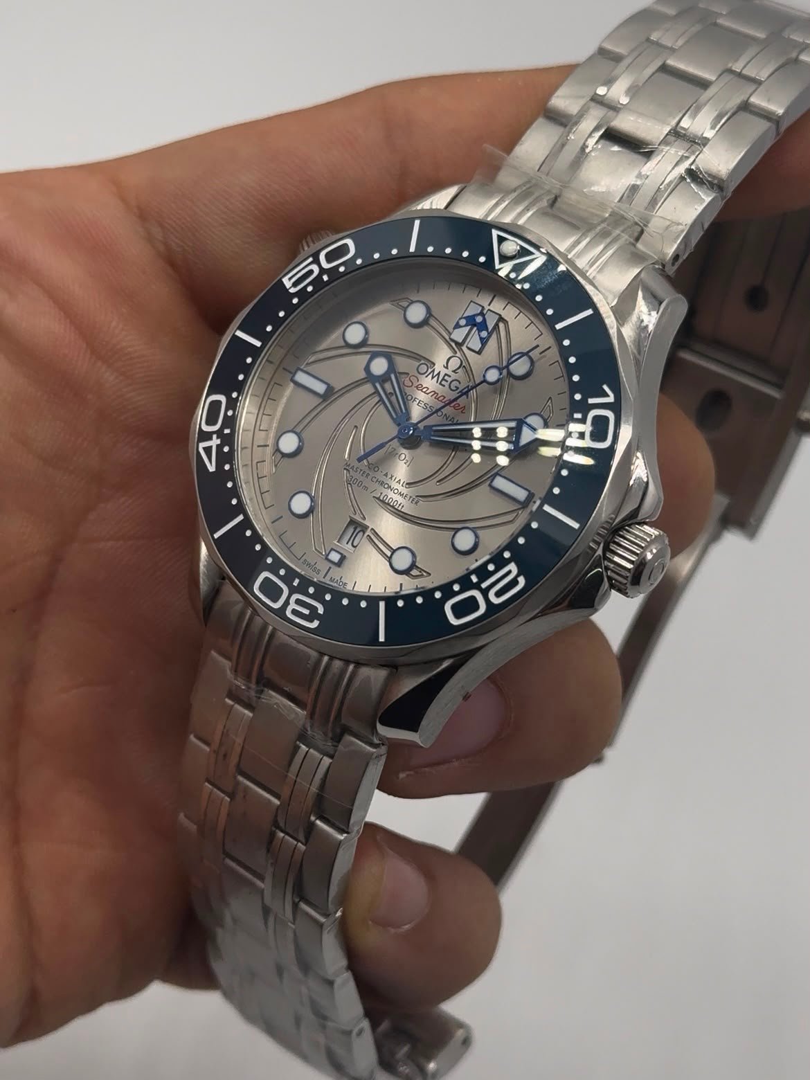Omega Seamaster 42mm - AÇO MOSTRADOR CINZA - Imagem 3