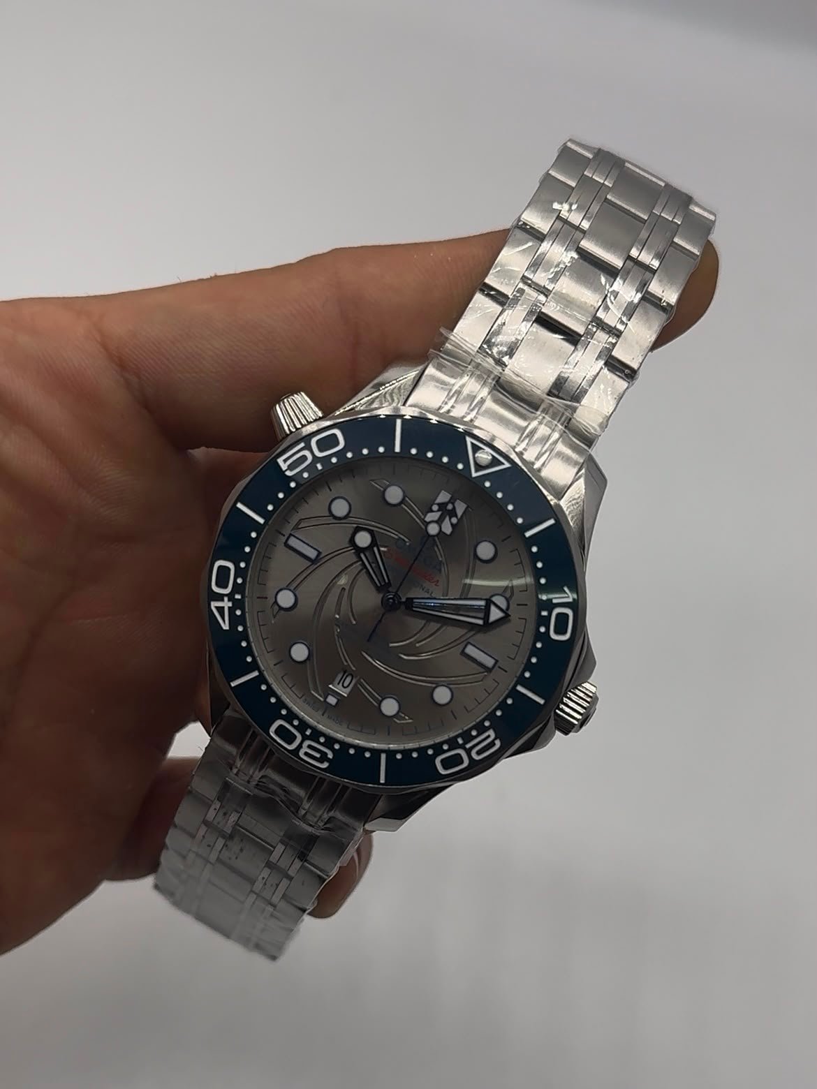 Omega Seamaster 42mm - AÇO MOSTRADOR CINZA - Imagem 4