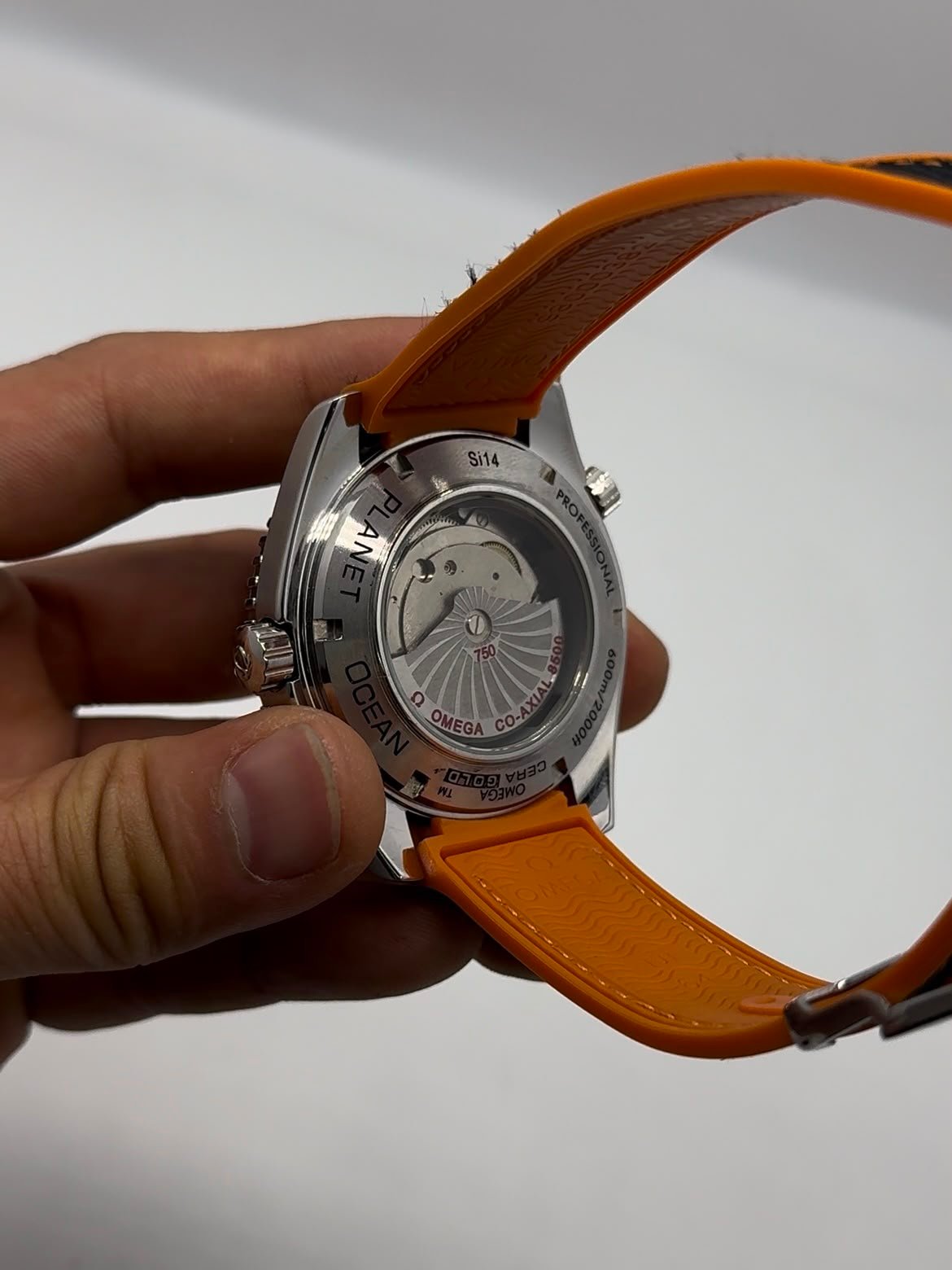 Omega Seamaster 42mm - AÇO MOSTRADOR PRETO - NYLON - (ADVOGADO) - Imagem 5