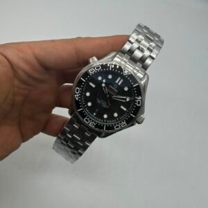 Omega Seamaster 42mm - AÇO MOSTRADOR PRETO
