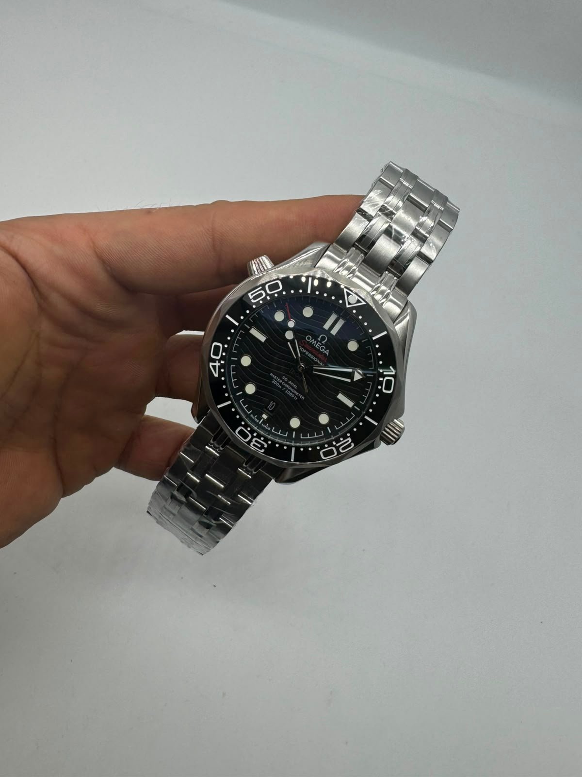 Omega Seamaster 42mm - AÇO MOSTRADOR PRETO