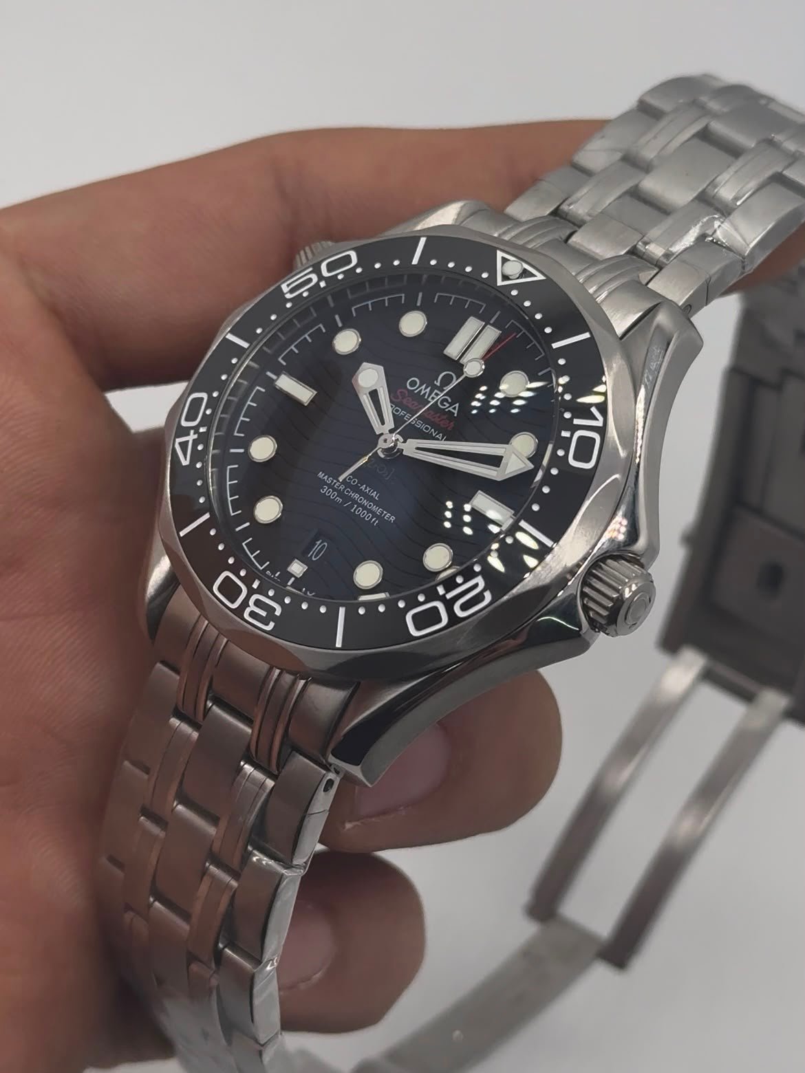 Omega Seamaster 42mm - AÇO MOSTRADOR PRETO - Imagem 5