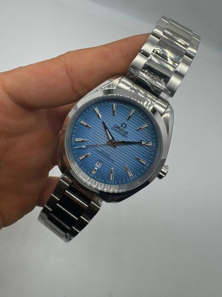 Omega Seamaster Aqua Terra 42mm - AÇO MOSTRADOR AZUL