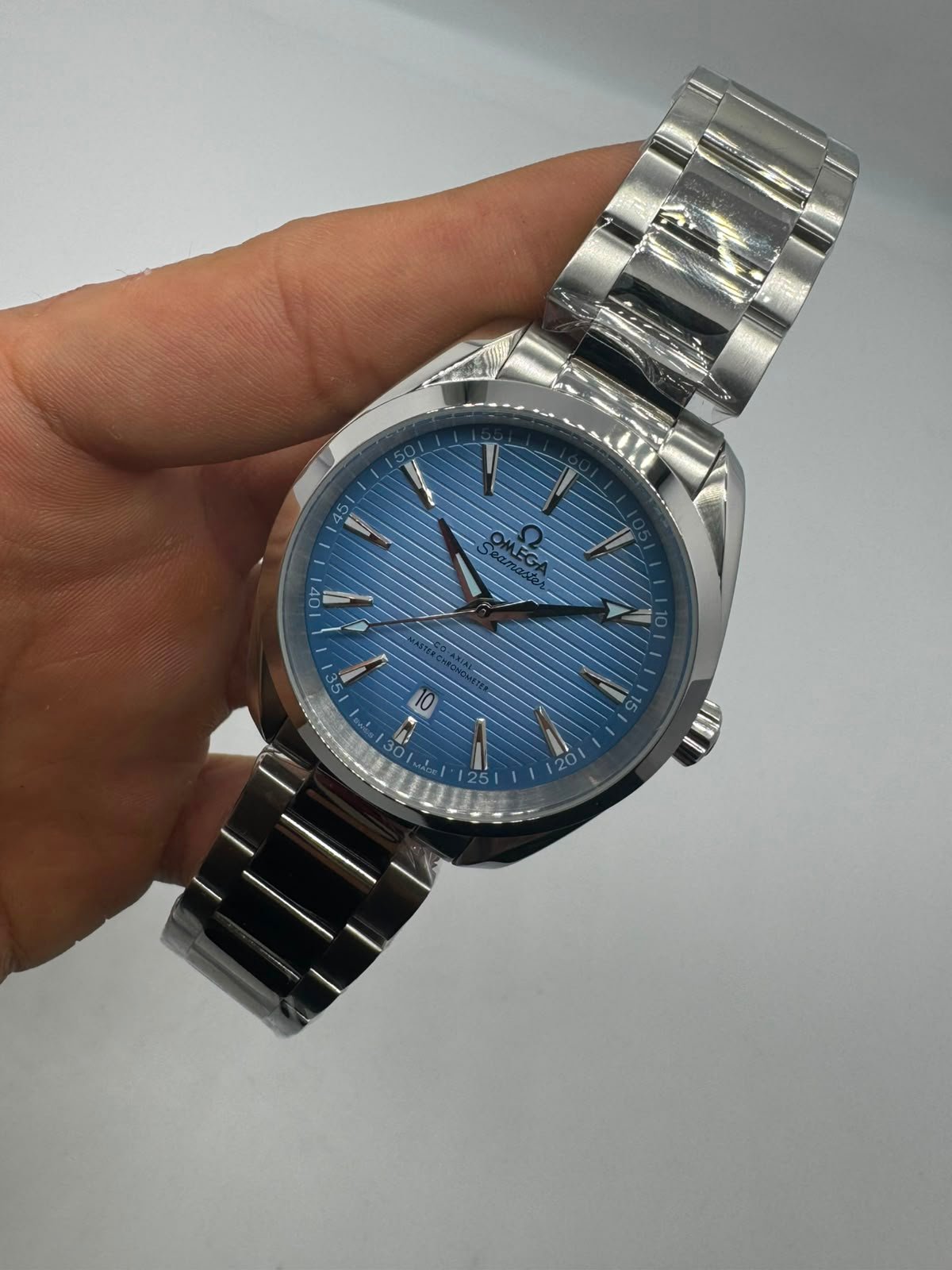 Omega Seamaster Aqua Terra 42mm - AÇO MOSTRADOR AZUL