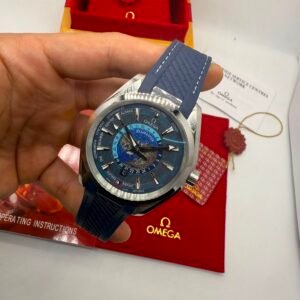 Omega Seamaster Aqua Terra 42mm - AÇO MOSTRADOR AZUL - SILICONE