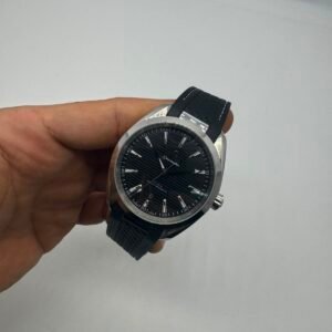 Omega Seamaster Aqua Terra 42mm - AÇO MOSTRADOR PRETO - SILICONE