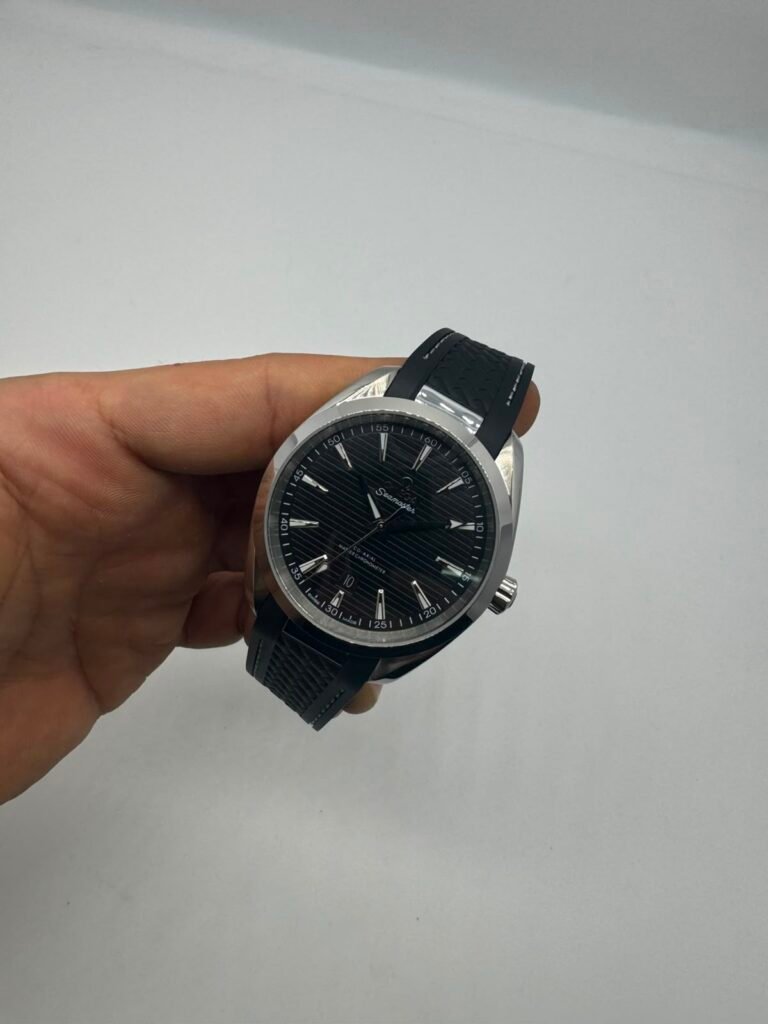 Omega Seamaster Aqua Terra 42mm - AÇO MOSTRADOR PRETO - SILICONE