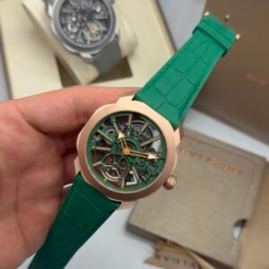 Bvlgari Octo Roma Skeleton 44mm - AÇO DOURADO MOSTRADOR SKELETON - SILICONE