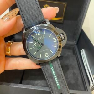 Panerai Luminor 45mm - AÇO PRETO MOSTRADOR PRETO - SILICONE