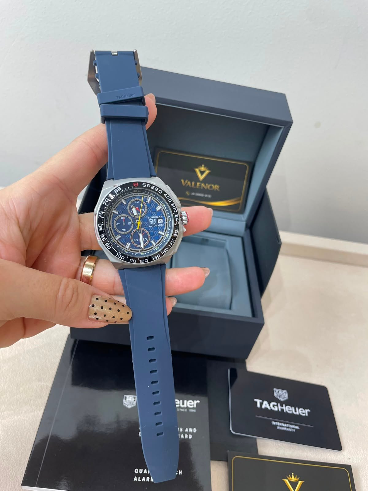 TAG Heuer Fórmula 1 42mm - AÇO MOSTRADOR AZUL - SILICONE - Imagem 4