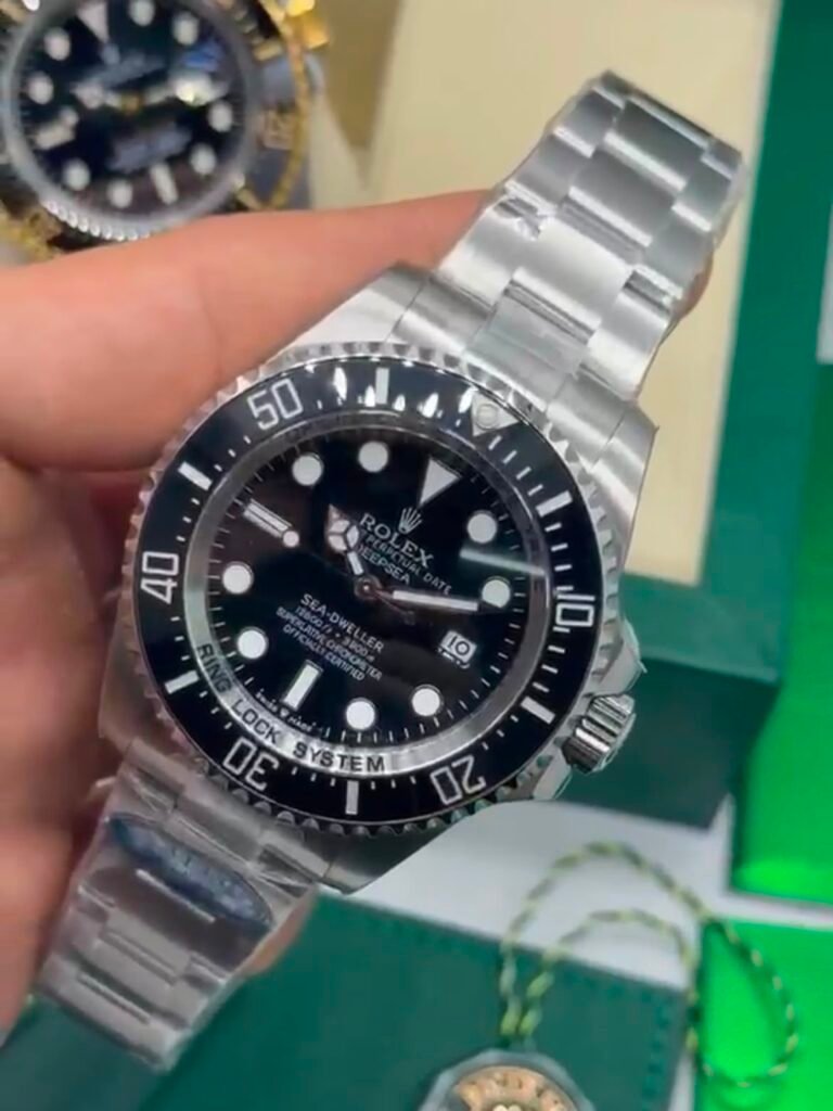 Rolex Sea-Dweller Deepsea 44mm - SUPER CLONE - AÇO MOSTRADOR PRETO