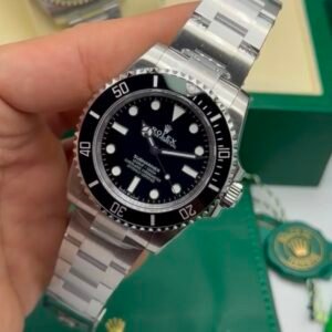 ROLEX Submariner 40mm - SUPER CLONE - AÇO - MOSTRADOR PRETO