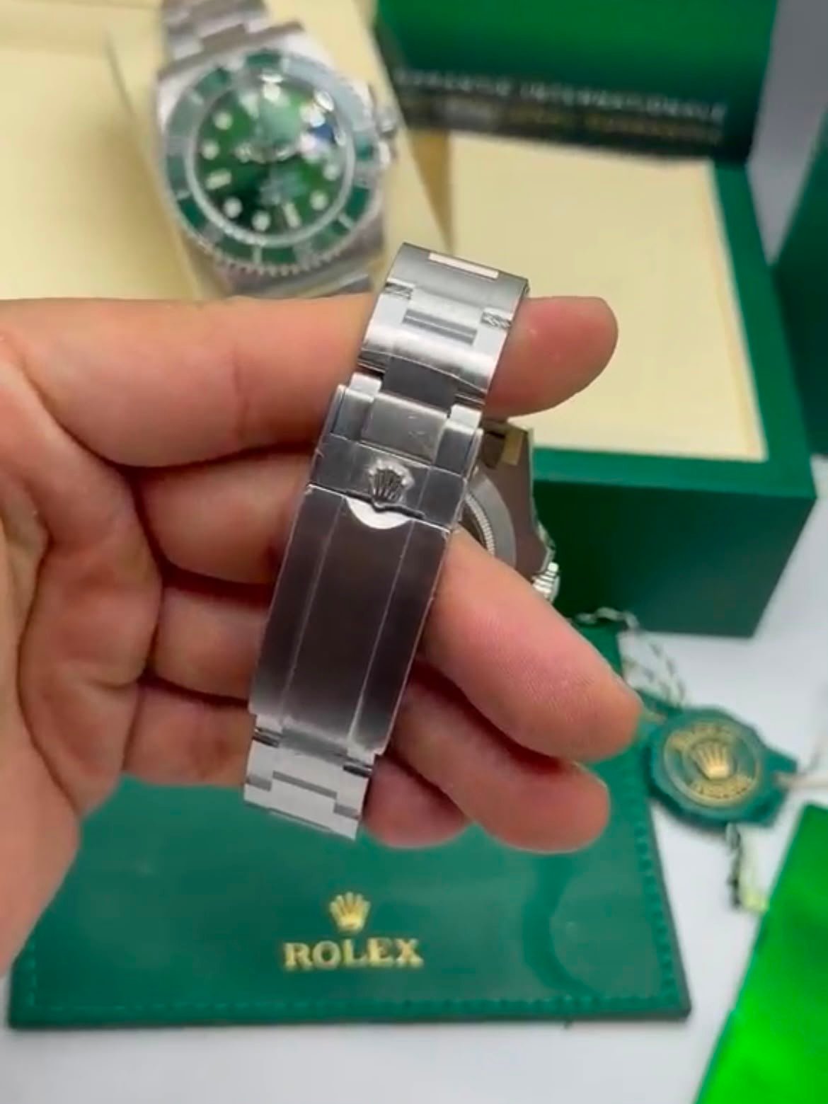 ROLEX Submariner 40mm - SUPER CLONE - AÇO - MOSTRADOR PRETO - Imagem 4