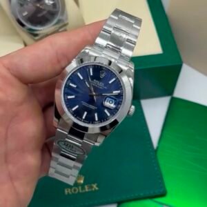 ROLEX Datejust 40mm - SUPER CLONE - AÇO MOSTRADOR AZUL