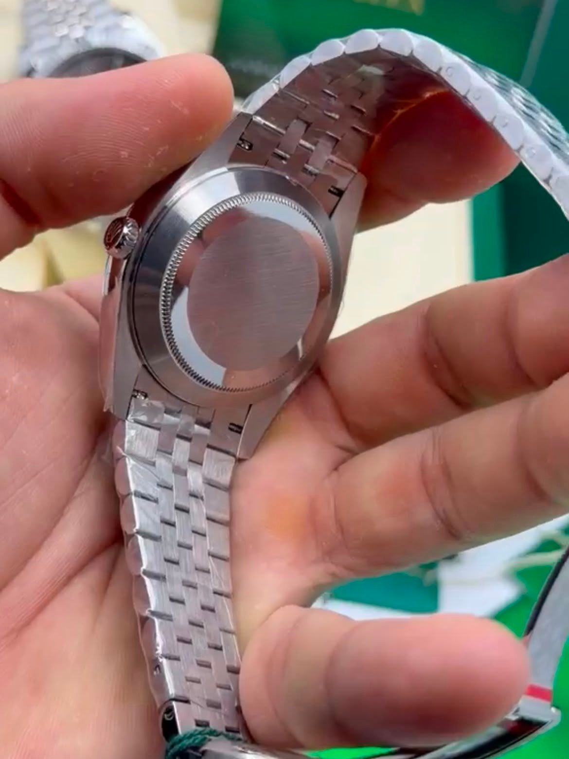 ROLEX Datejust 40mm - SUPER CLONE - AÇO MOSTRADOR PRETO - Imagem 3