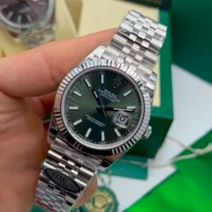 ROLEX Datejust 40mm - SUPER CLONE - AÇO MOSTRADOR VERDE