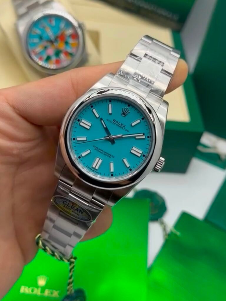 ROLEX Datejust 40mm - SUPER CLONE - AÇO MOSTRADOR TIFFANY