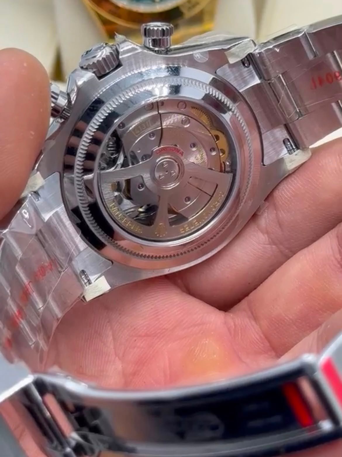 ROLEX Daytona 40mm - SUPER CLONE - AÇO MOSTRADOR BRANCO (PANDA) - Imagem 3