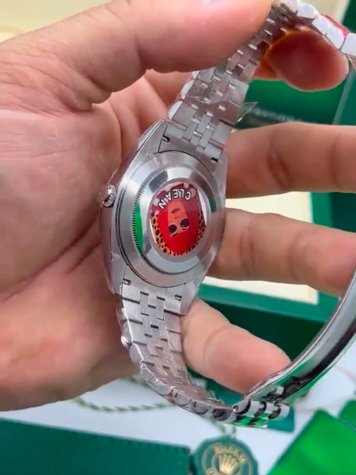 ROLEX Datejust 40mm - SUPER CLONE - AÇO MOSTRADOR CINZA - Imagem 3