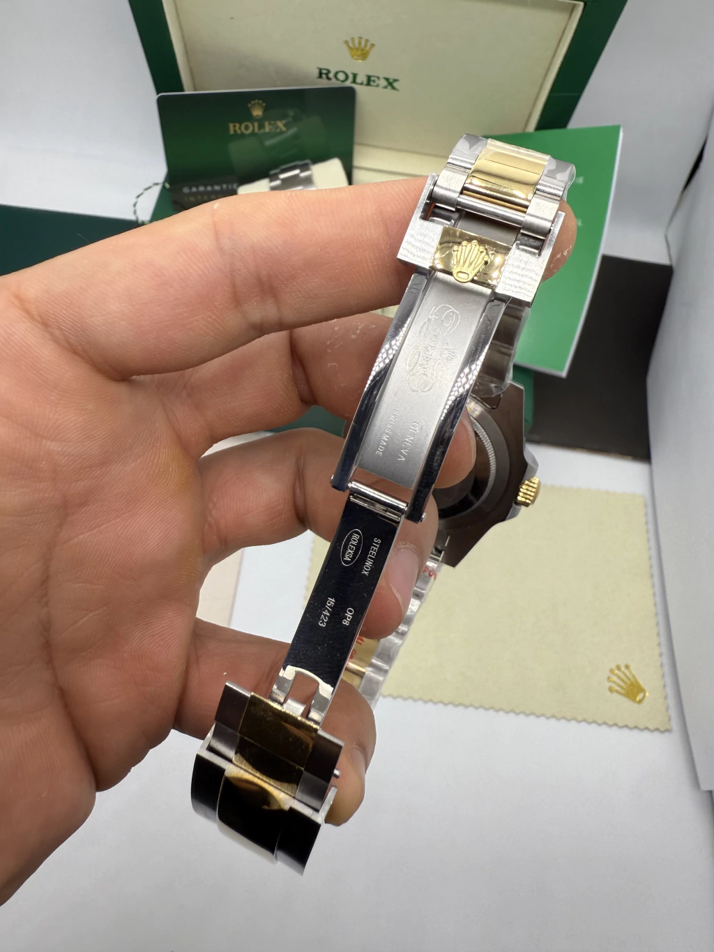 Submariner 40mm - AÇO COM DOURADO MOSTRADOR PRETO - Imagem 4
