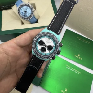 DAYTONA DIW Carbono 40mm - MOSTRADOR BRANCO - NYLON