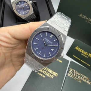 Audemars Piguet Royal Oak 42mm - AÇO MOSTRADOR AZUL