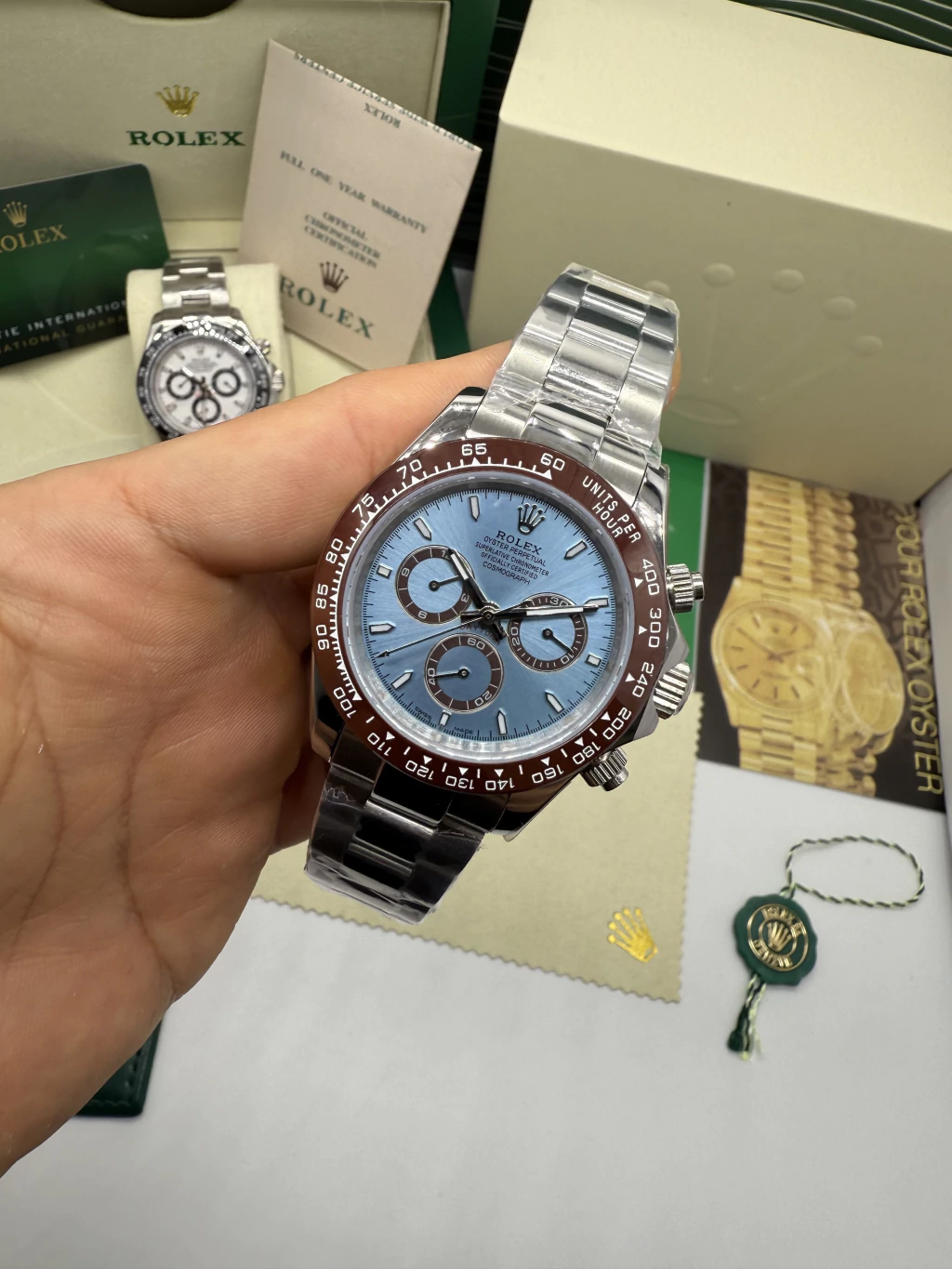 Daytona 40mm - AÇO MOSTRADOR TIFFANY