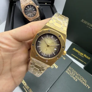 Audemars Piguet Royal Oak 42mm - AÇO DOURADO MOSTRADOR AMARELO