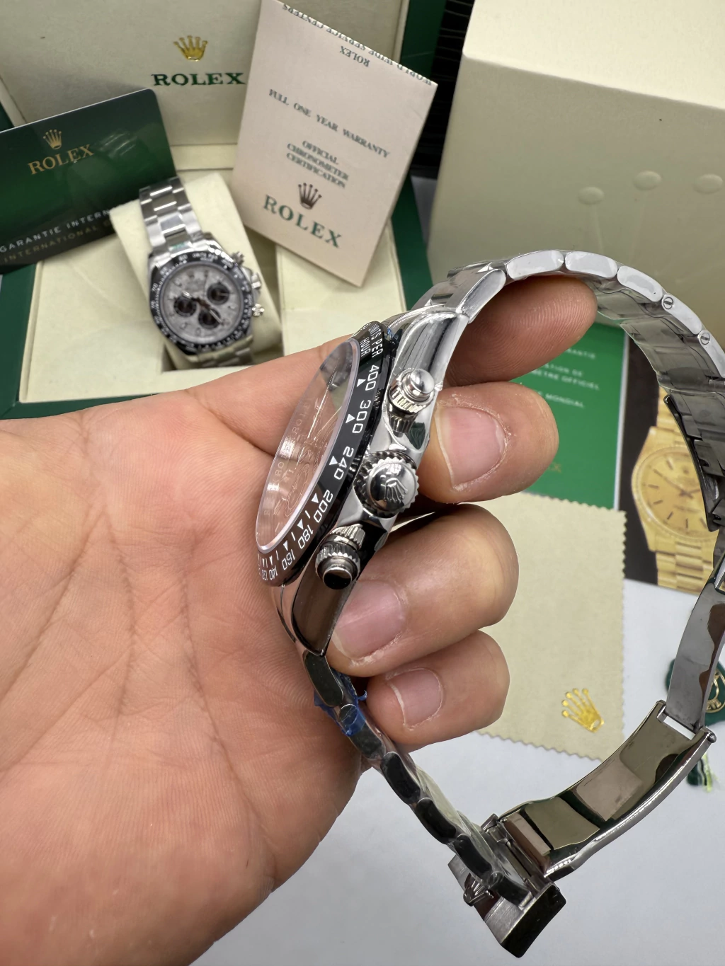 Daytona 40mm - AÇO MOSTRADOR CINZA - Imagem 2