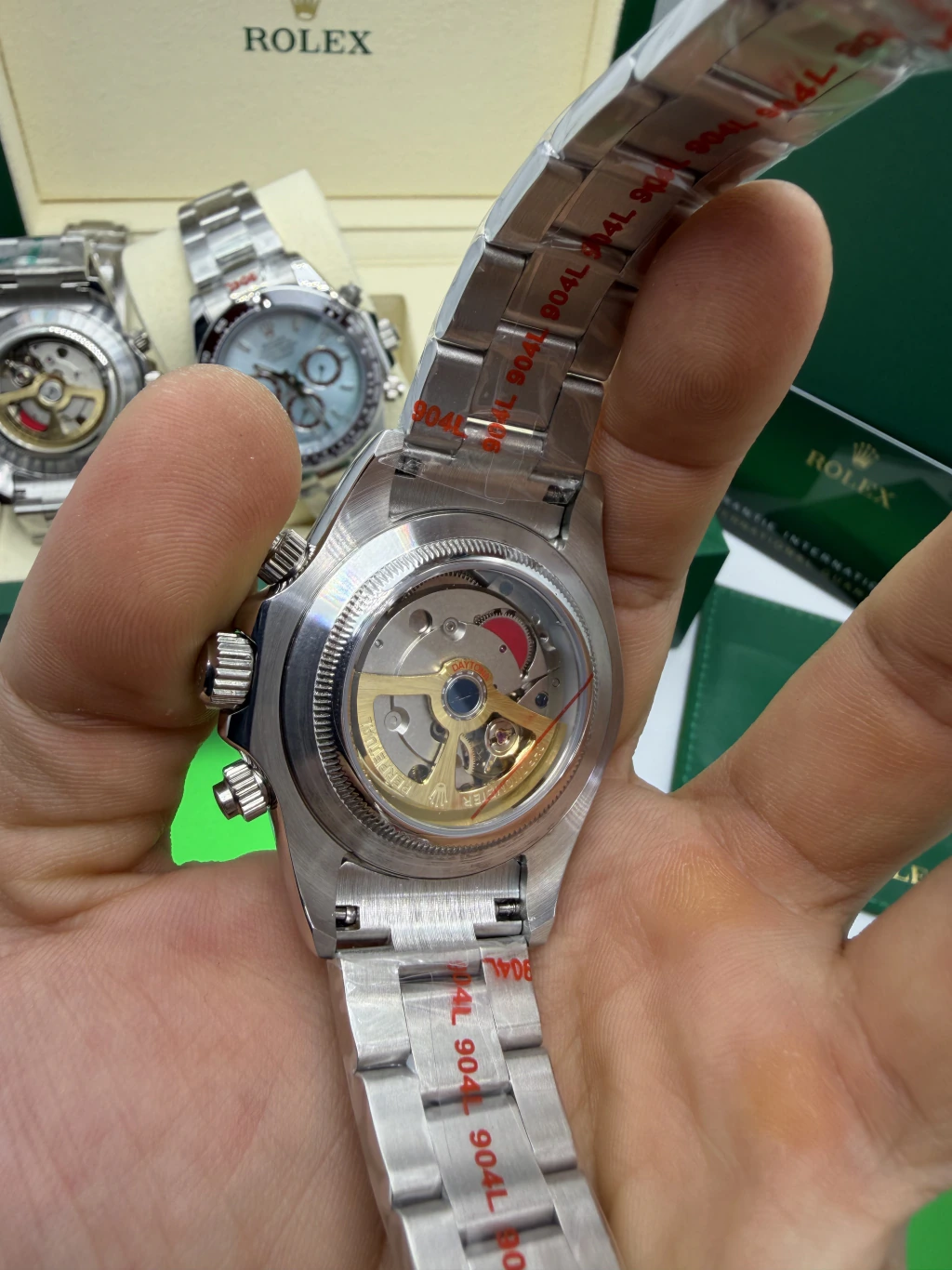 Daytona 40mm - AÇO MOSTRADOR AZUL - Imagem 3