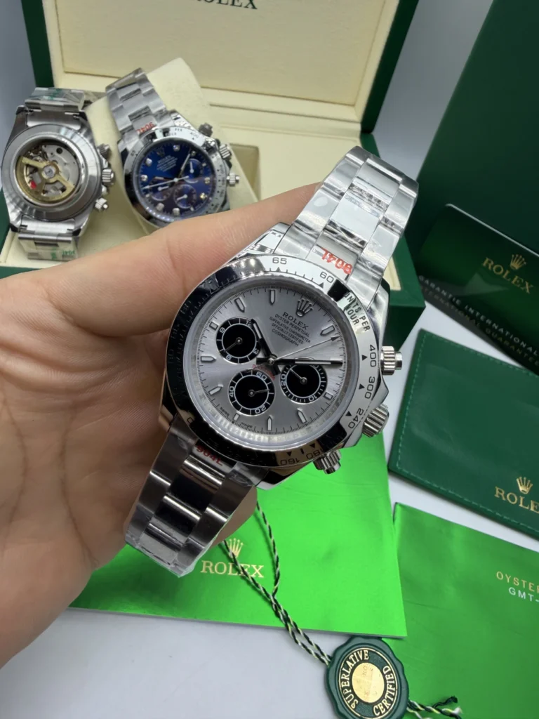 Daytona 40mm - AÇO MOSTRADOR PRATA