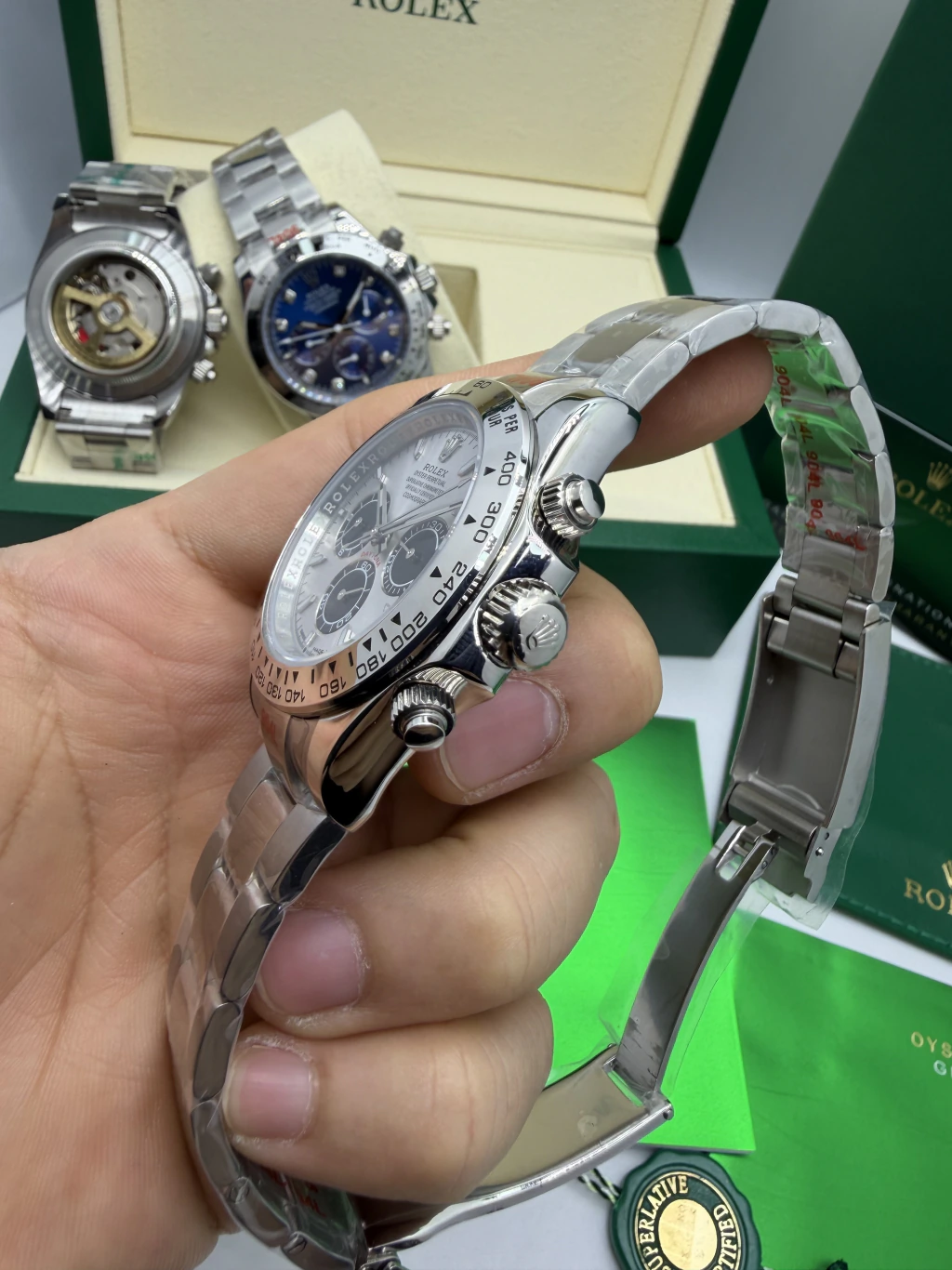 Daytona 40mm - AÇO MOSTRADOR PRATA - Imagem 2