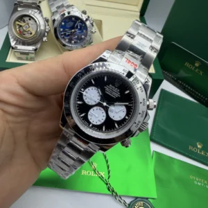 Daytona 40mm - AÇO MOSTRADOR PRETO