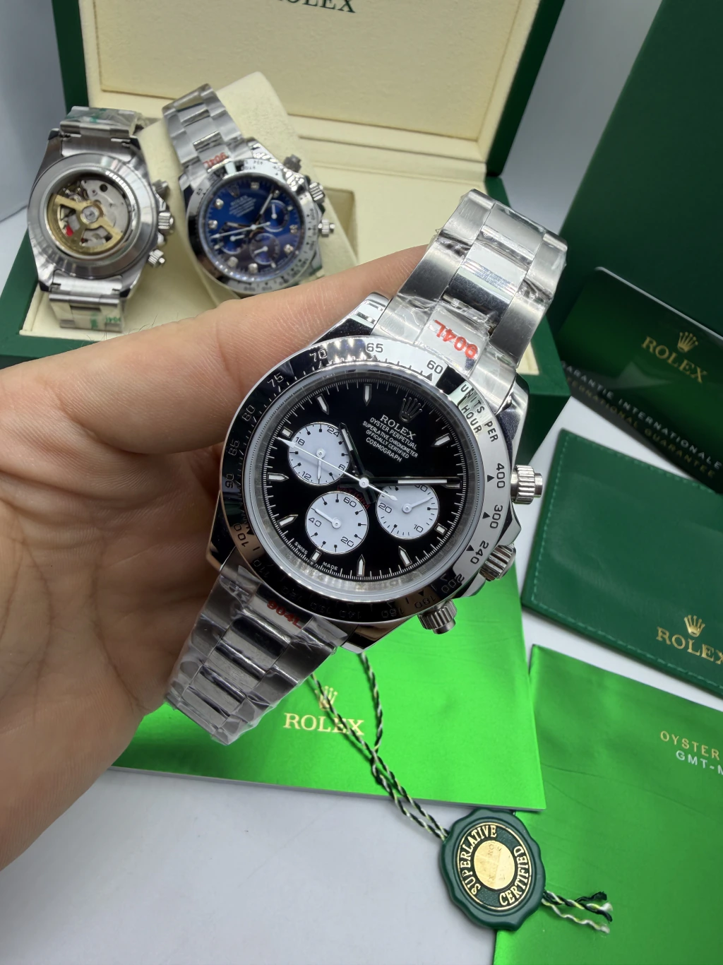 Daytona 40mm - AÇO MOSTRADOR PRETO