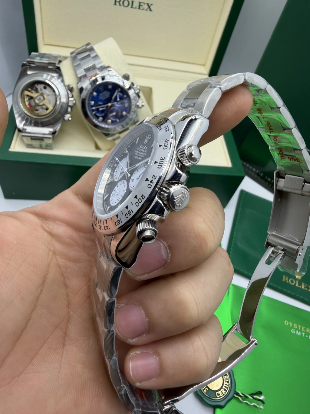 Daytona 40mm - AÇO MOSTRADOR PRETO - Imagem 2