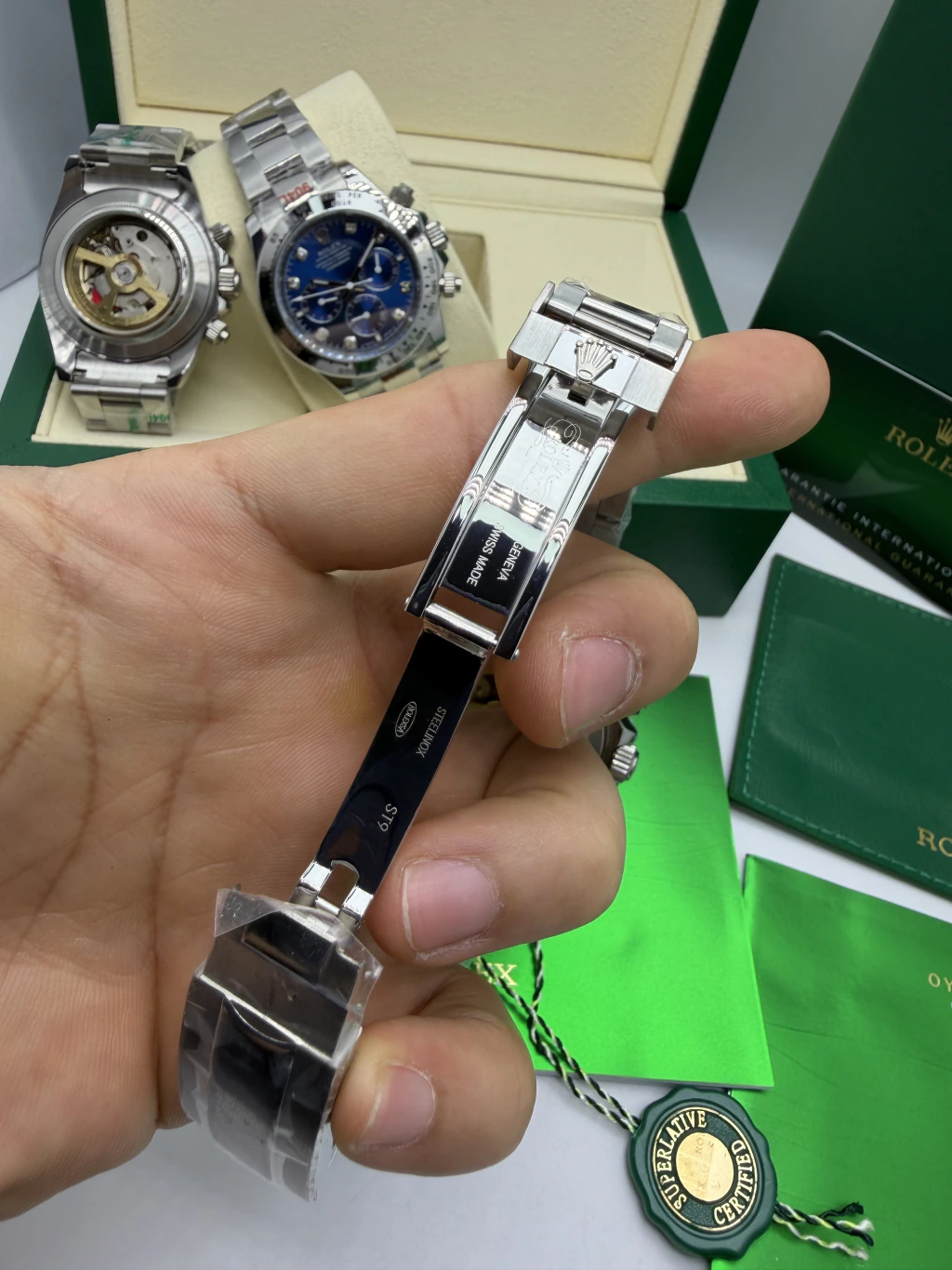 Daytona 40mm - AÇO MOSTRADOR PRETO - Imagem 4
