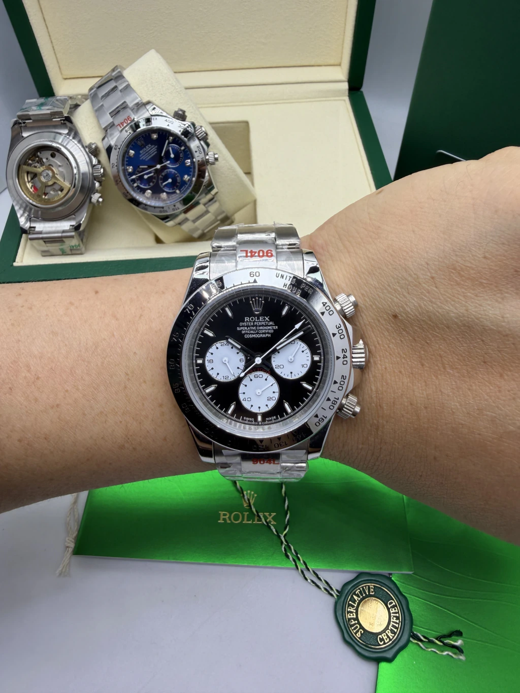 Daytona 40mm - AÇO MOSTRADOR PRETO - Imagem 5