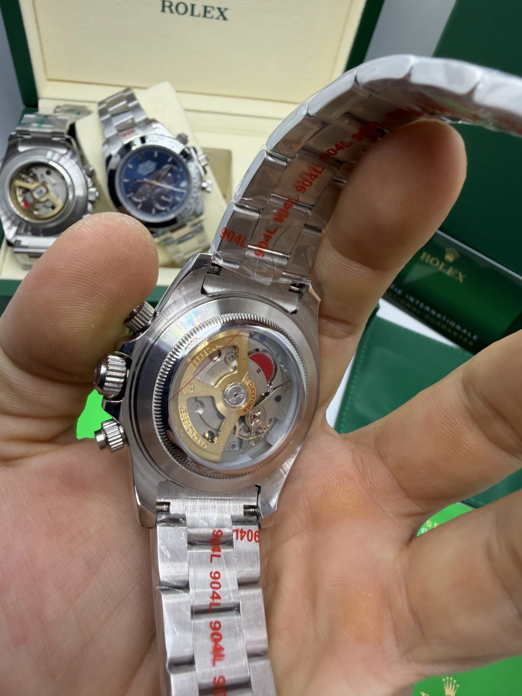 Daytona 40mm - AÇO MOSTRADOR AZUL - Imagem 3