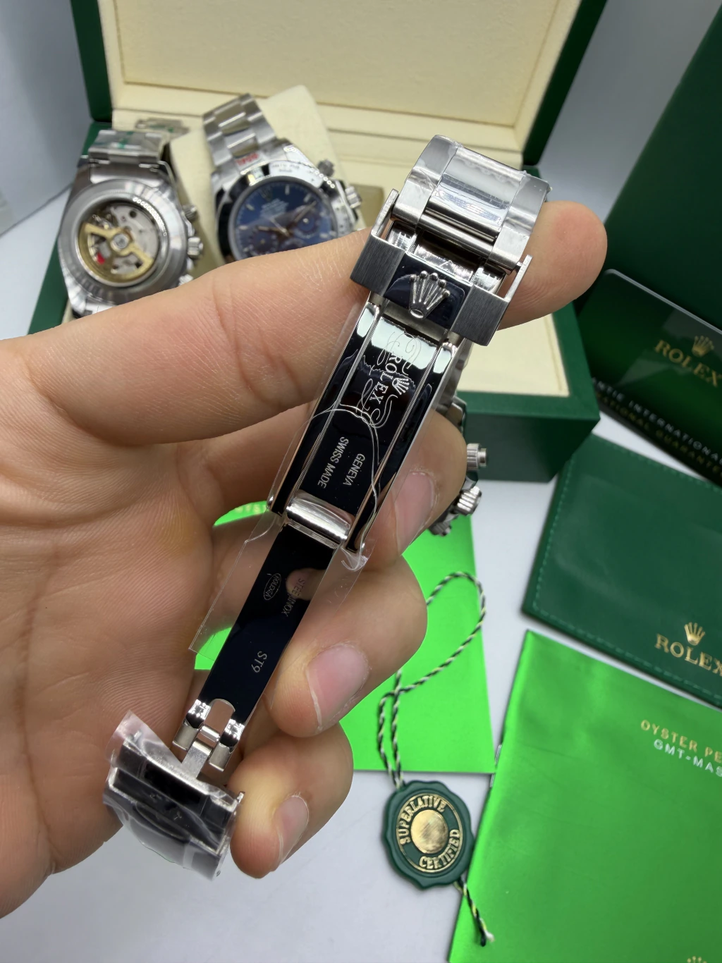 Daytona 40mm - AÇO MOSTRADOR AZUL - Imagem 4