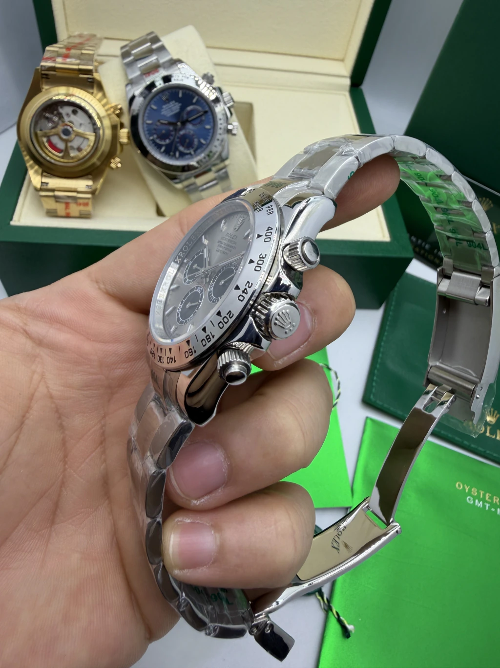 Daytona 40mm - AÇO MOSTRADOR PRATA - Imagem 2