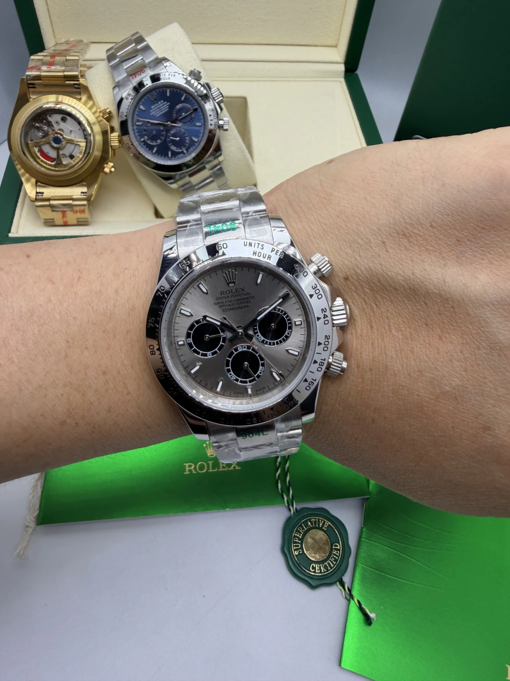 Daytona 40mm - AÇO MOSTRADOR PRATA - Imagem 5