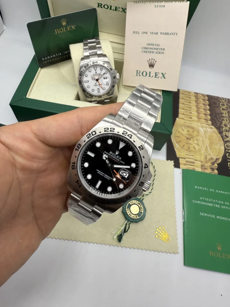 Explorer II - 42mm - AÇO MOSTRADOR PRETO