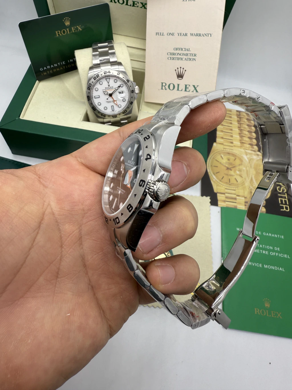 Explorer II - 42mm - AÇO MOSTRADOR PRETO - Imagem 2