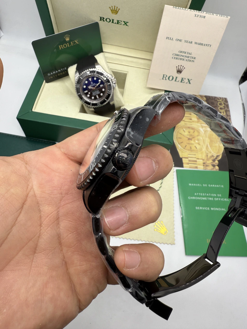 Deepsea 43mm - AÇO PRETO MOSTRADOR PRETO - Imagem 2
