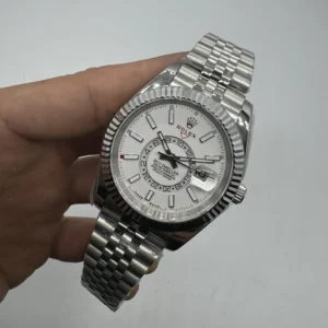 Sky-Dweller 40mm - AÇO MOSTRADOR BRANCO