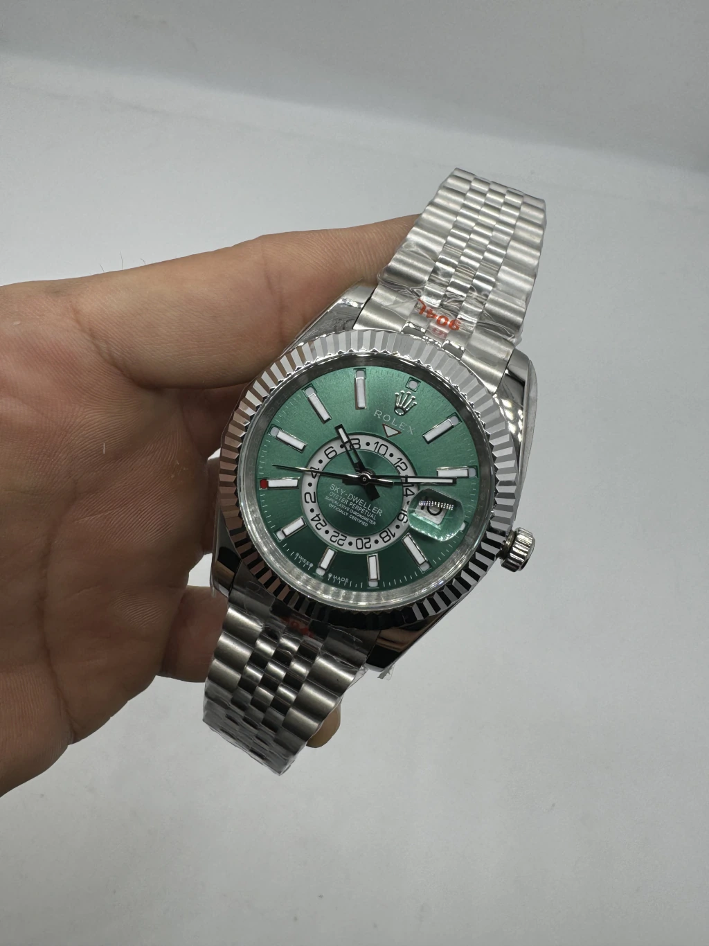 Sky-Dweller 40mm - AÇO MOSTRADOR VERDE